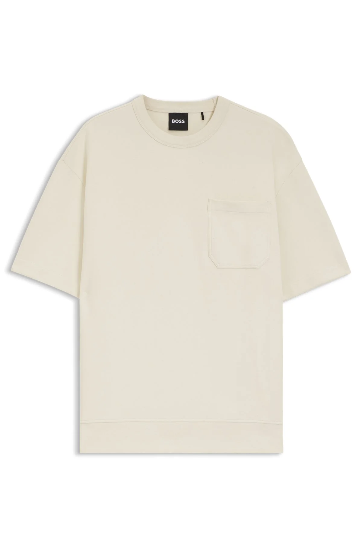 PEACHED T-SHIRT IN A COTTON BLEND - 1