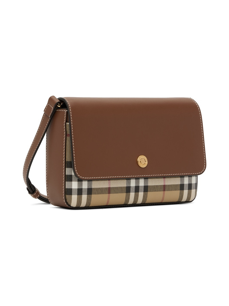 Burberry Beige & Tan Mini Note Bag outlook