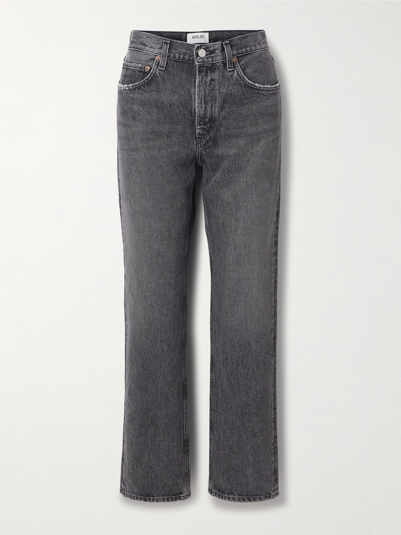 Valen mid-rise straight-leg jeans Dark gray 1