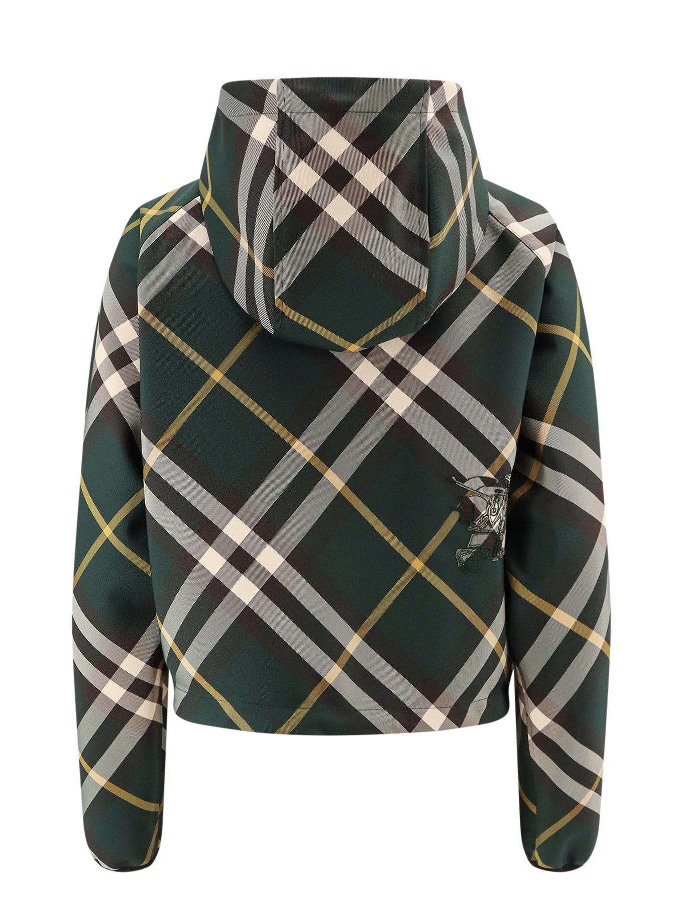 Nylon jacket with check motif - 2