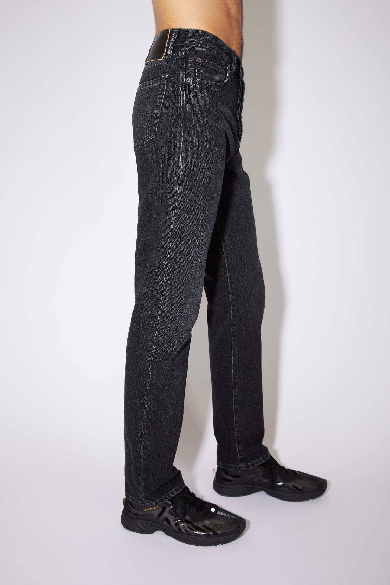 Straight fit jeans - Black - 4