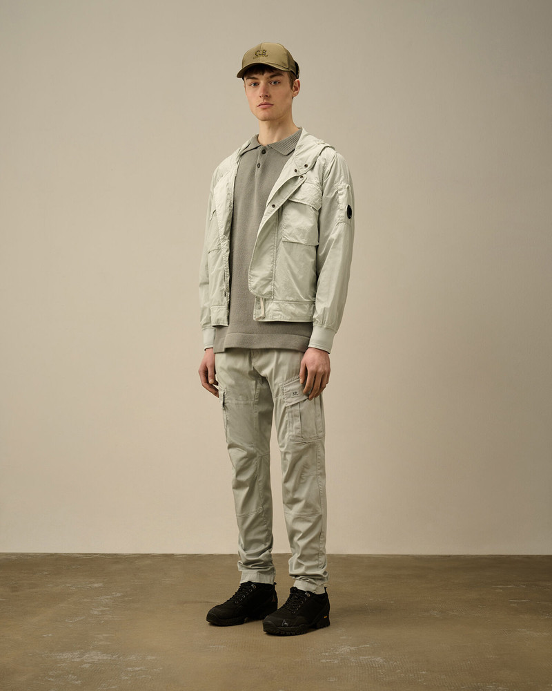 C.P. Company Stretch Sateen Cargo Logo Pants outlook