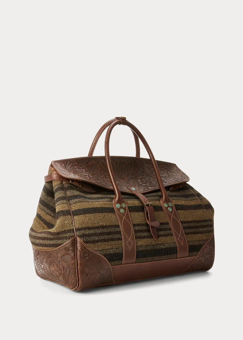 RRL by Ralph Lauren Handwoven Jacquard Overnight Bag outlook