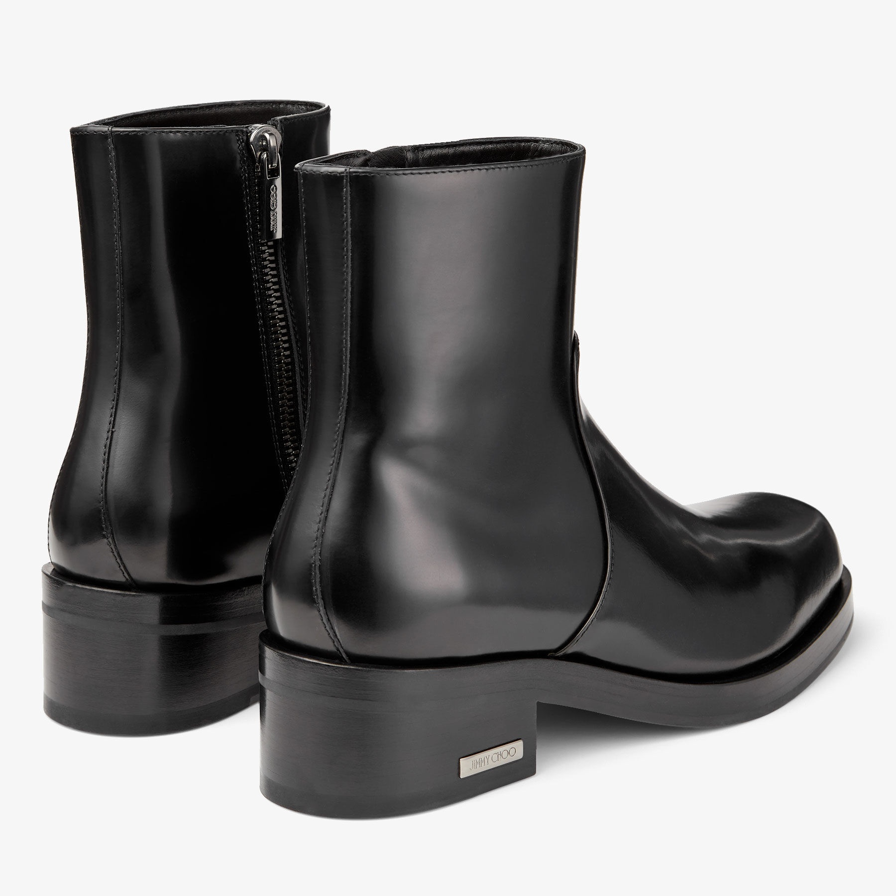 Elias Zip Boot
Black Calf Leather Zip Boots - 6