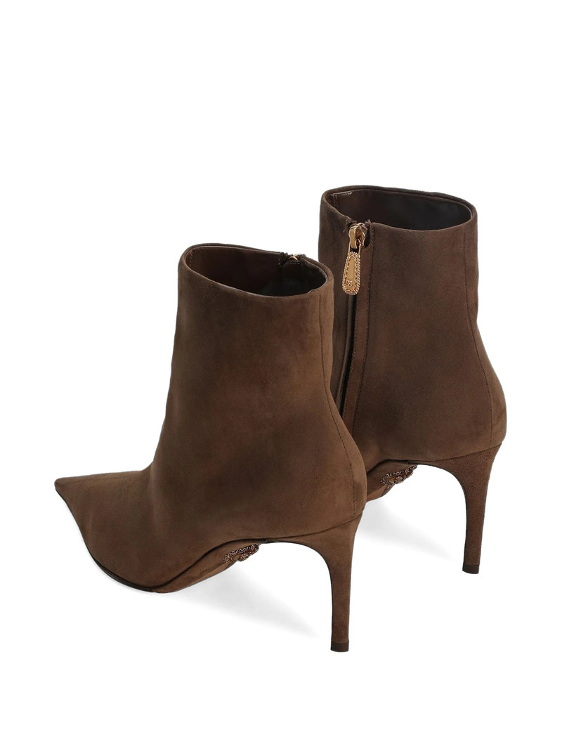 Dolce & Gabbana Dolce & Gabbana 75mm Devotion Pointed-toe Ankle Boots outlook