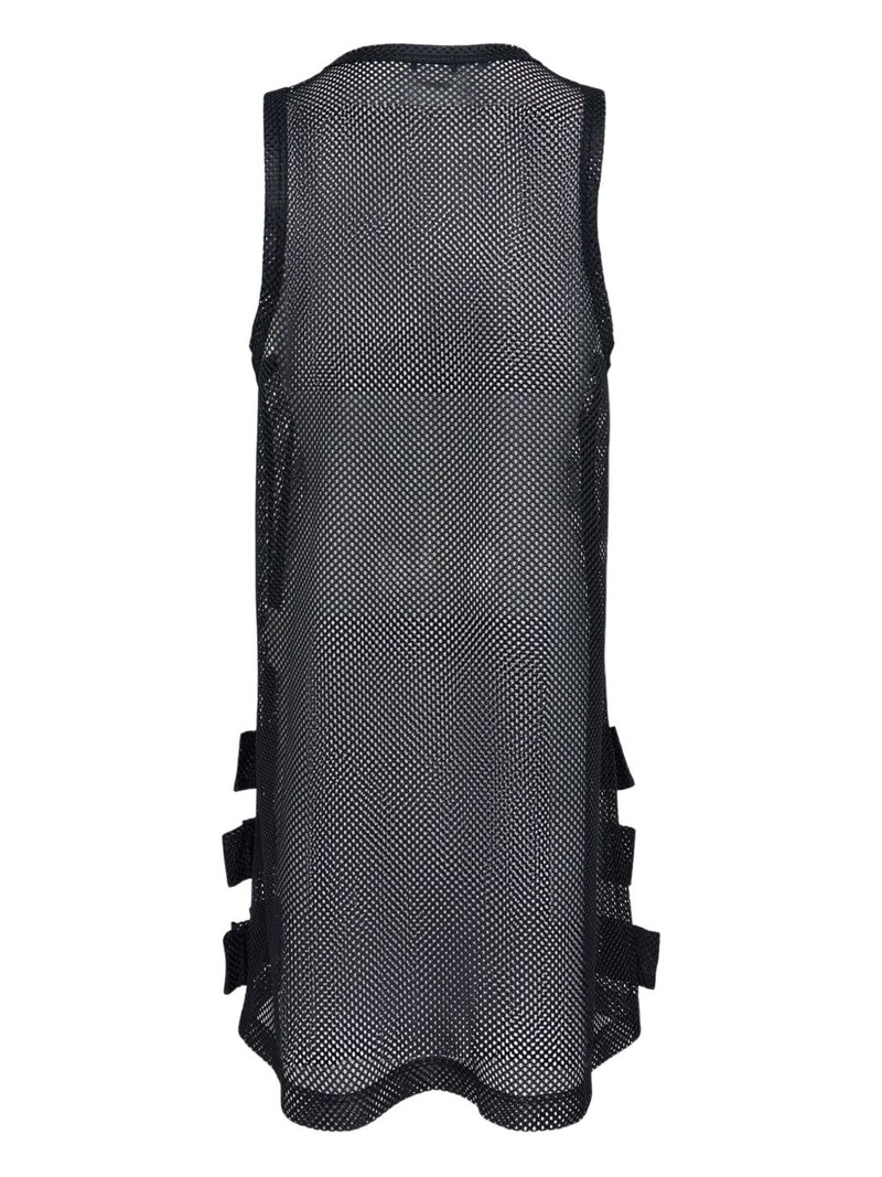 Comme des Garçons Homme Plus ruffled tank top outlook