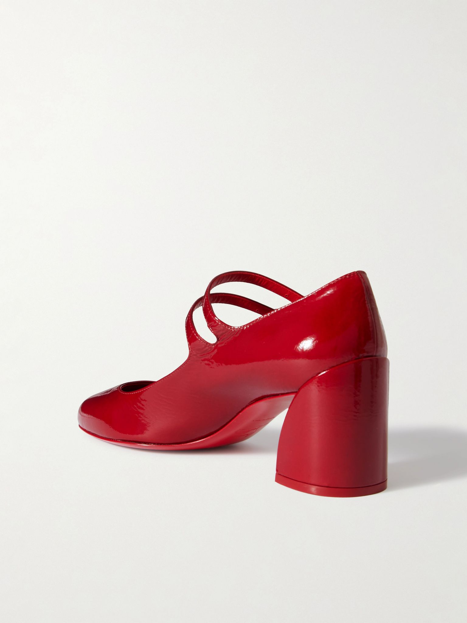 Miss Jane 55 patent-leather pumps Red - 3