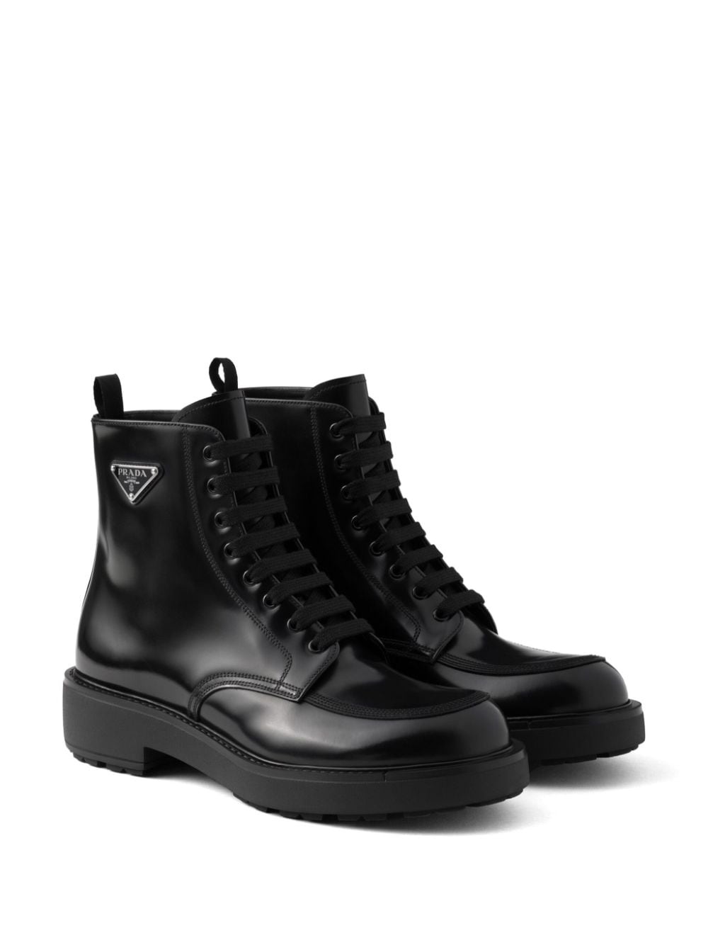brushed-leather boots - 2