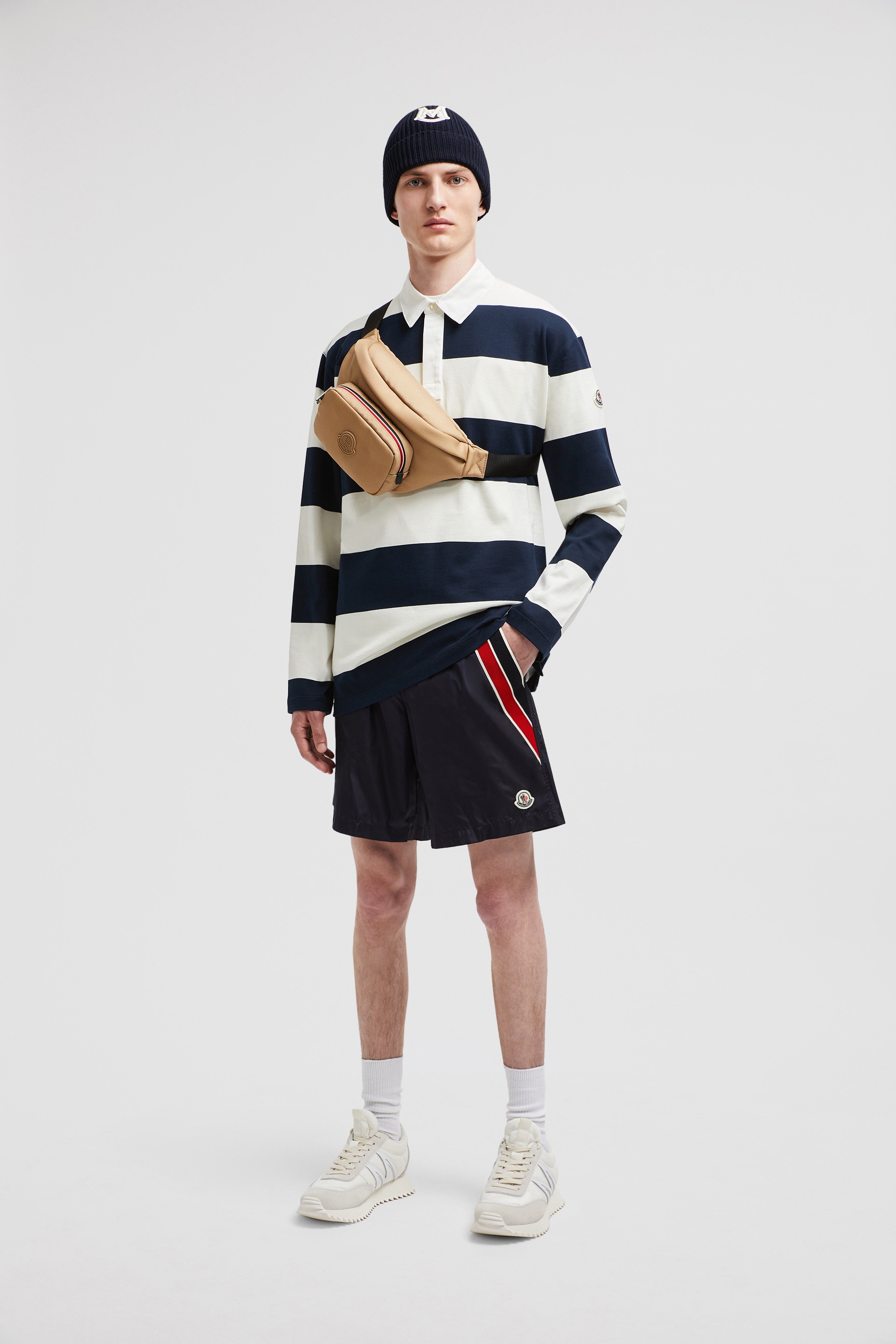 Tricolor Trim Swim Shorts - 2