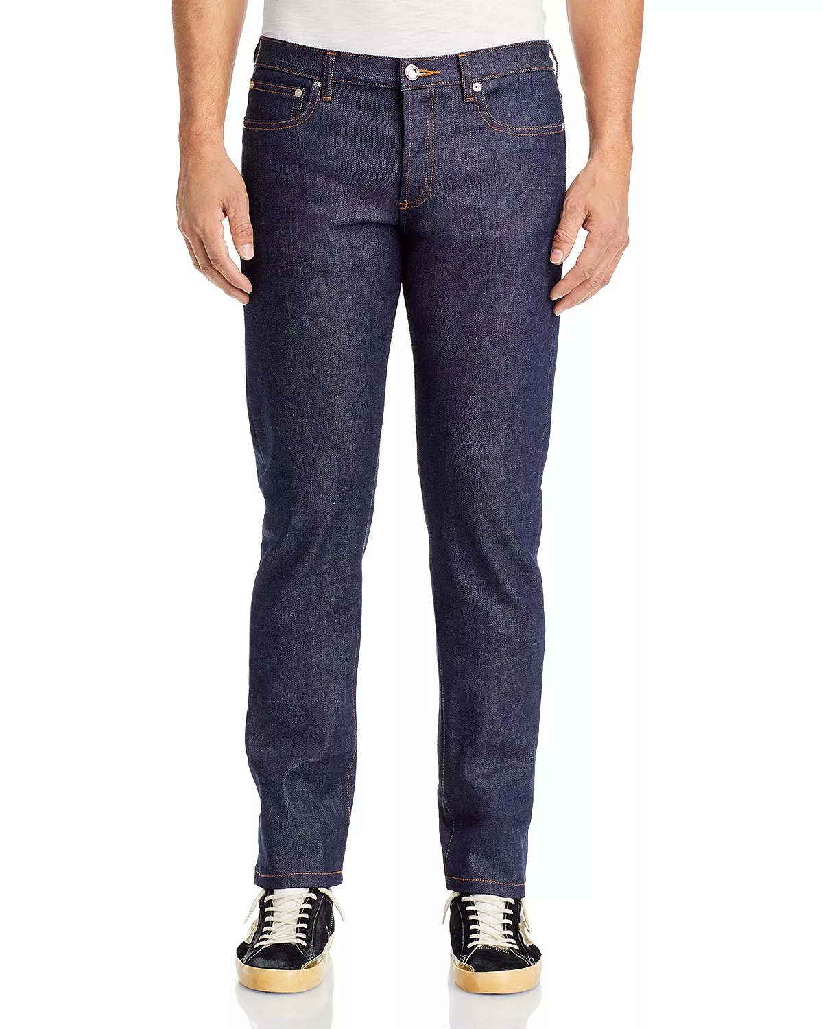 Petit Standard Straight Slim Fit Jeans in Indigo Stretch - 1