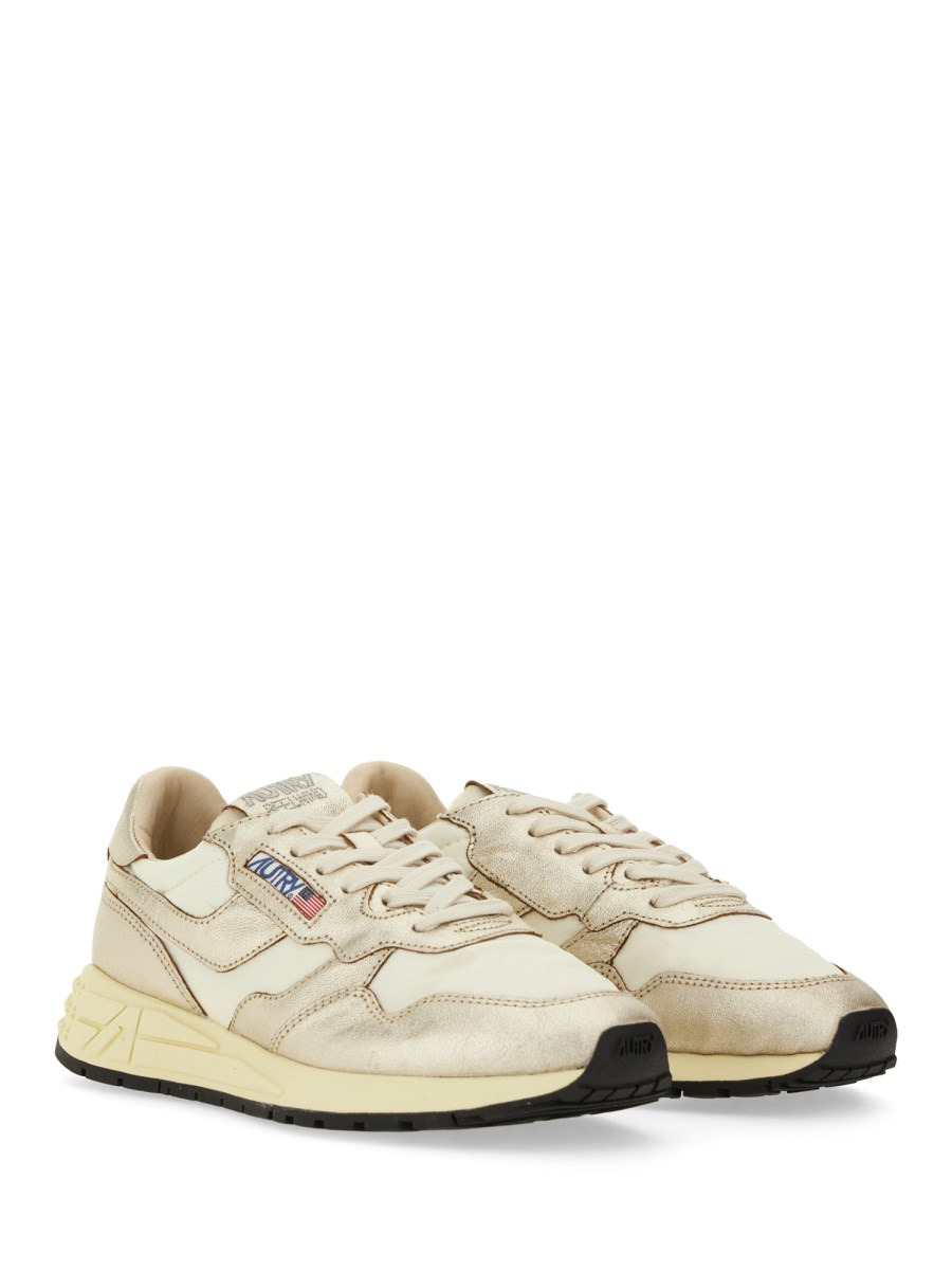 REELWIND LOW SNEAKERS WITH METALLIC LEATHER DETAILS - 2