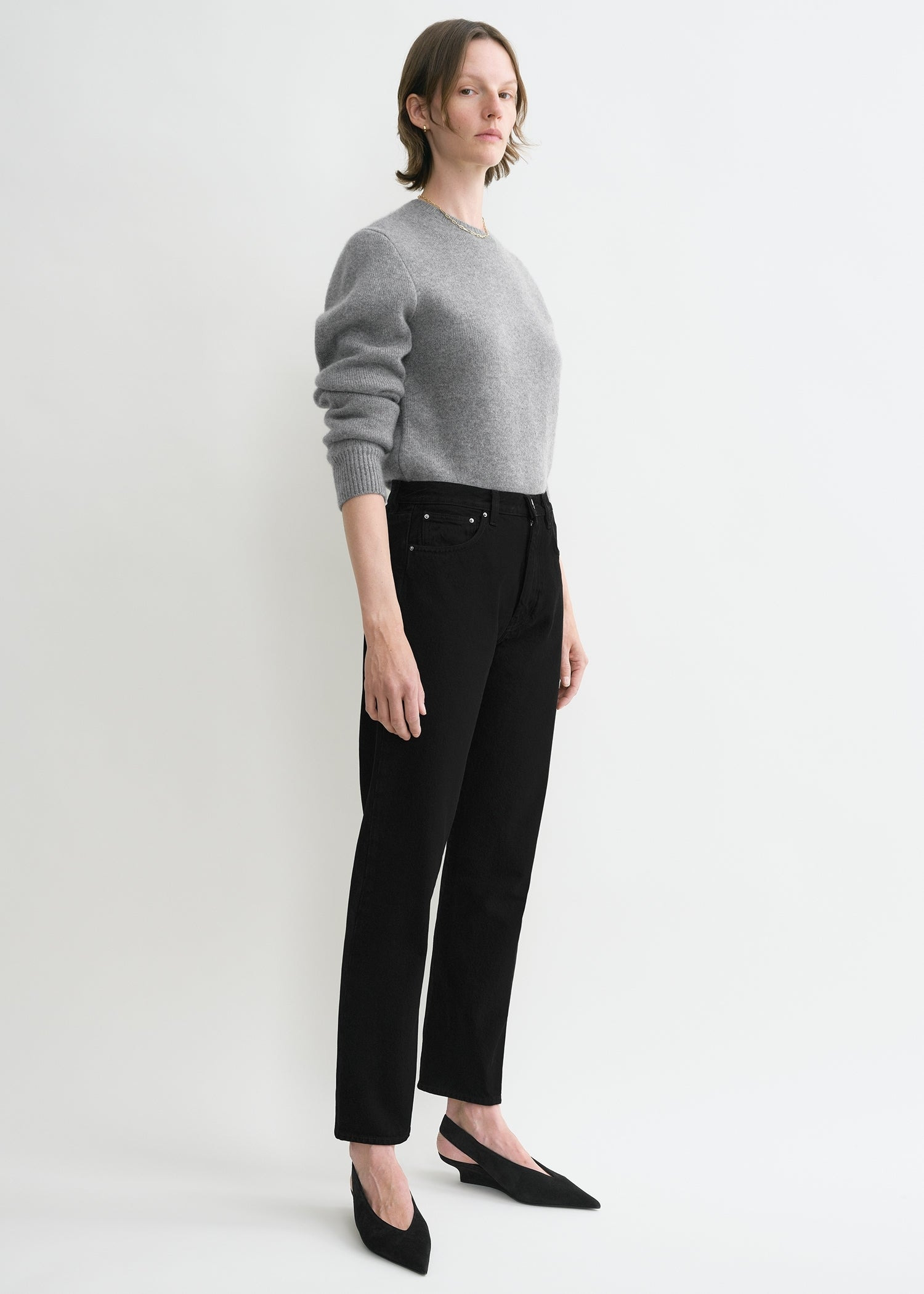 Twisted seam denim black - 3