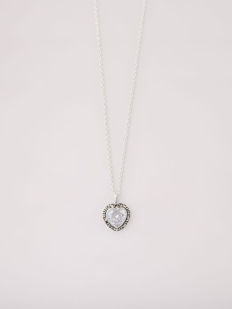 Heart Ring Charm Necklace - 4