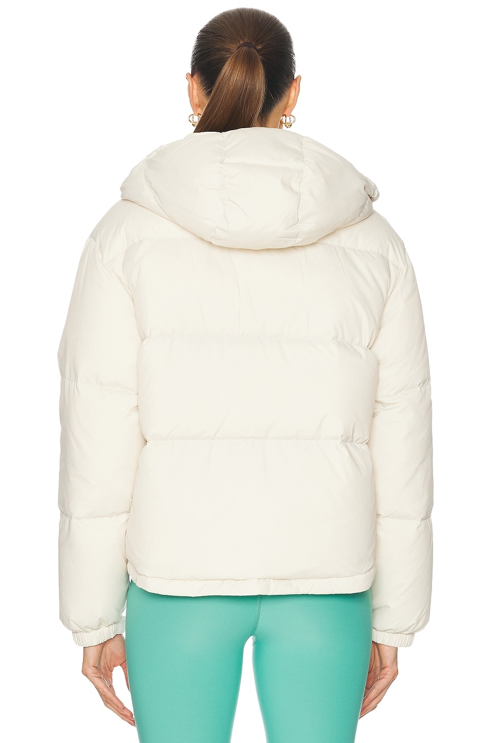 Running Woman Hooded Down Jacket - 4