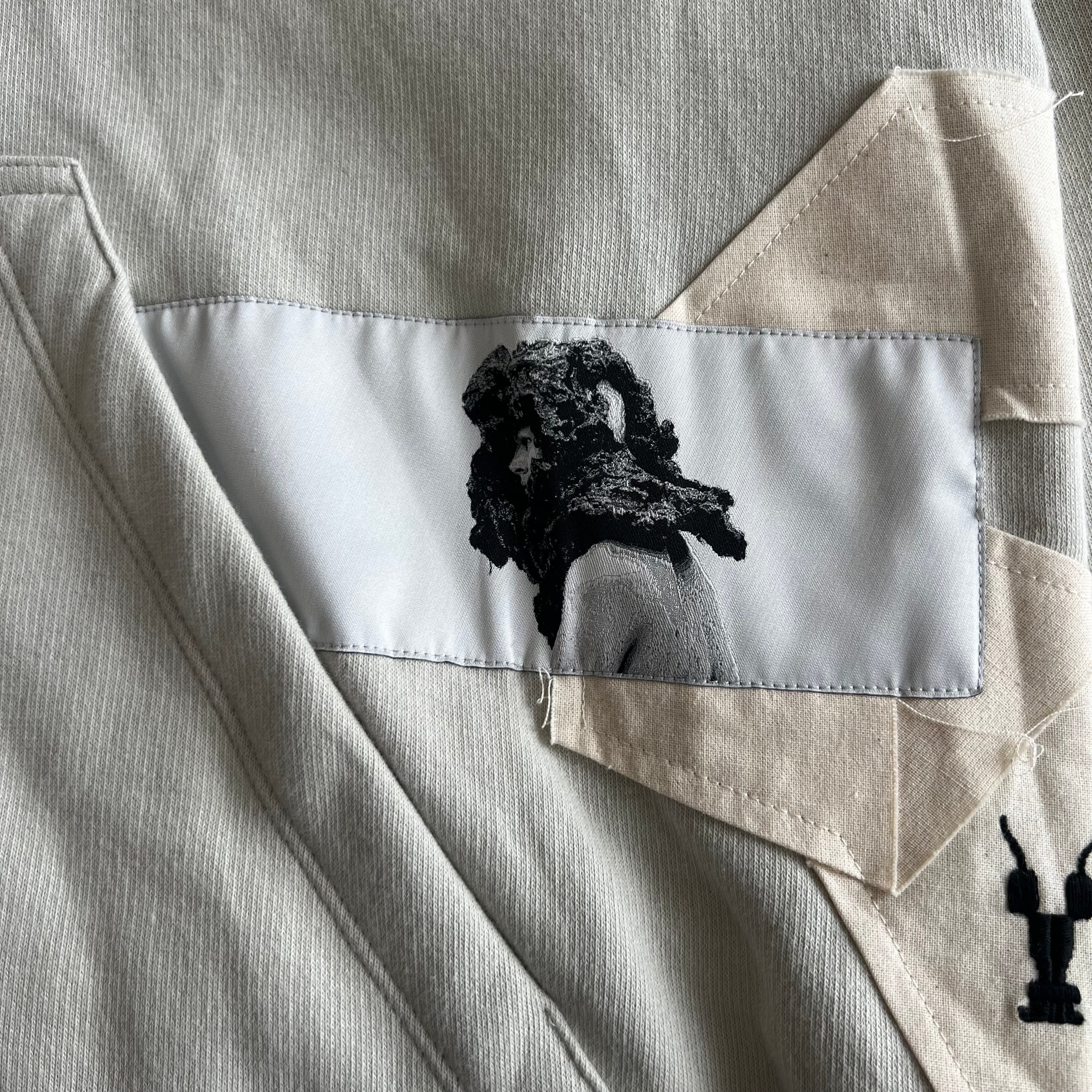 Final Blow - Rick Owens  Patched Jason Hoodie  SS17 Sz XL - 2