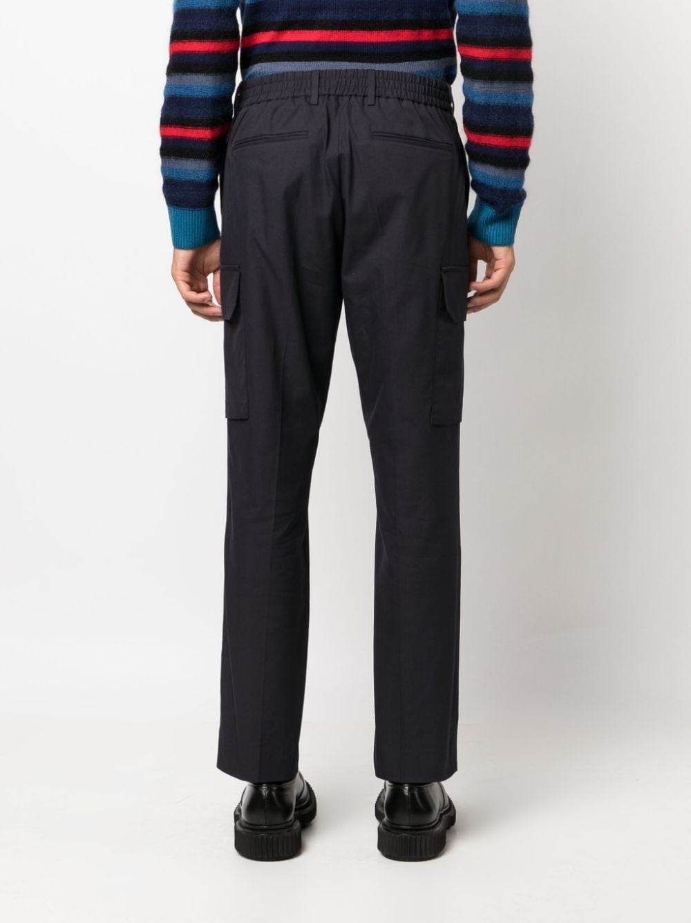 straight-leg cargo trousers - 4