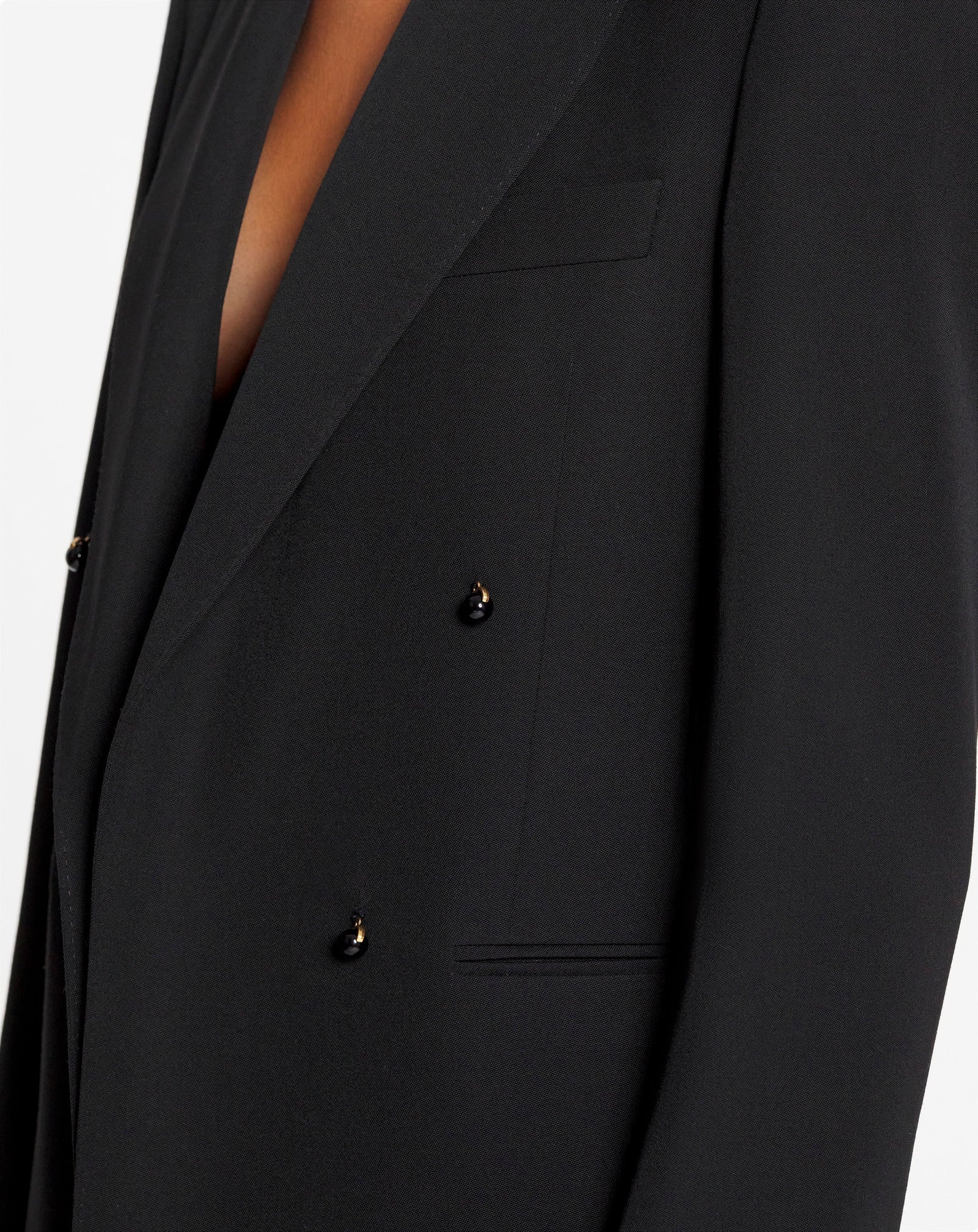 DOUBLE-BREASTED TAILORED BLAZER - 5