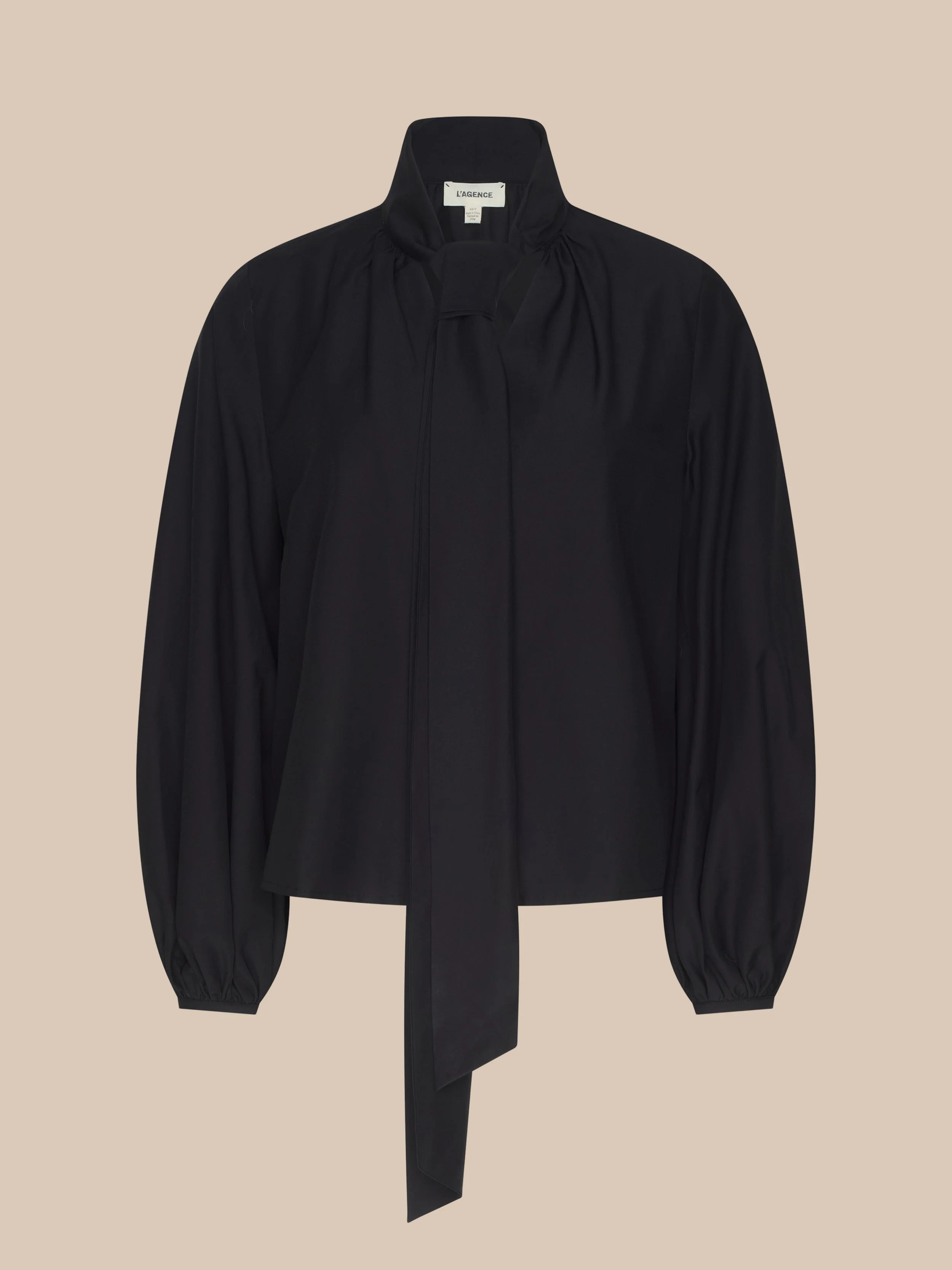 Deon Tie-Neck Blouse - 1