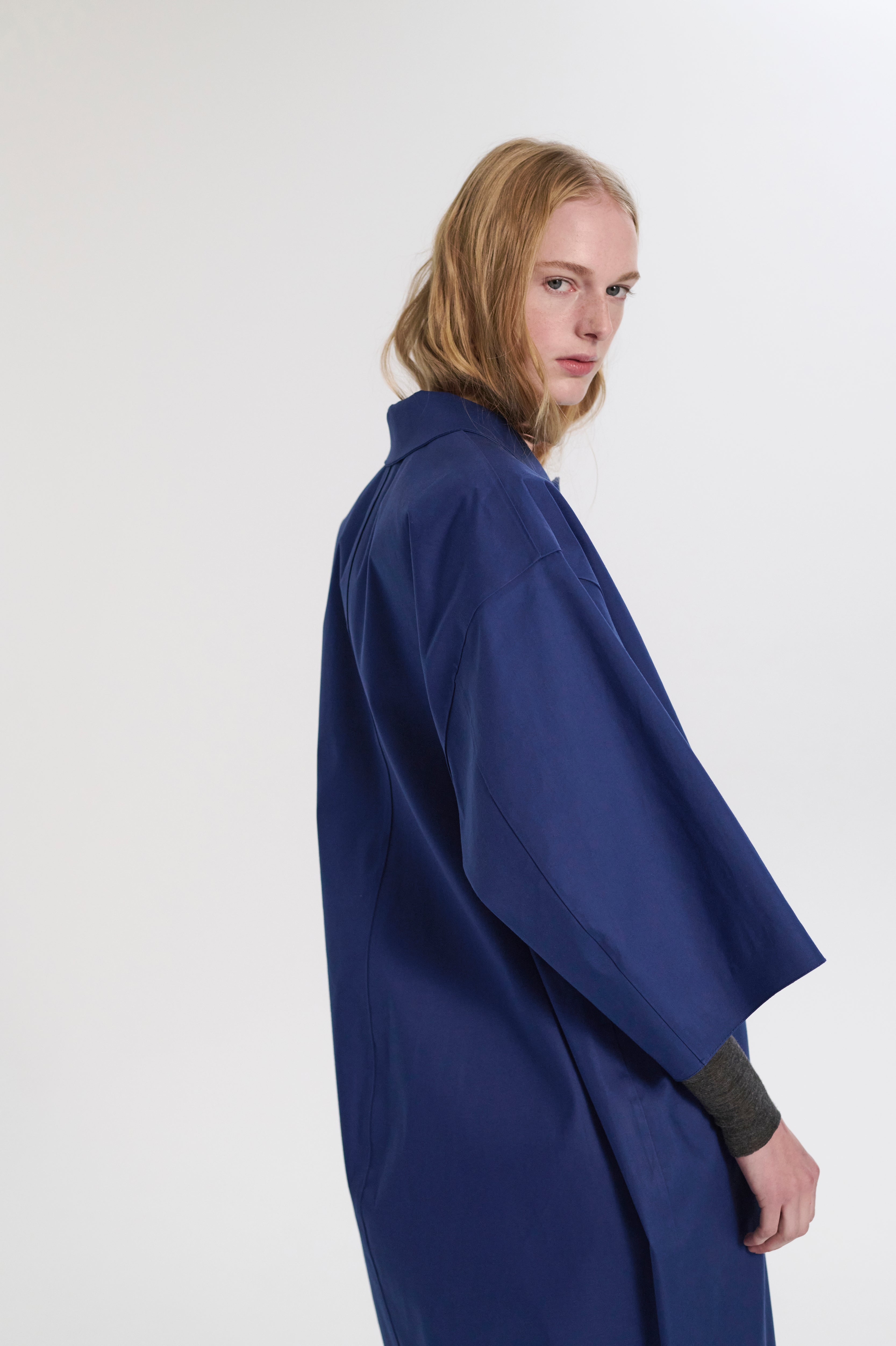 Collin Rubberised Cropped Sleeve Coat - 6