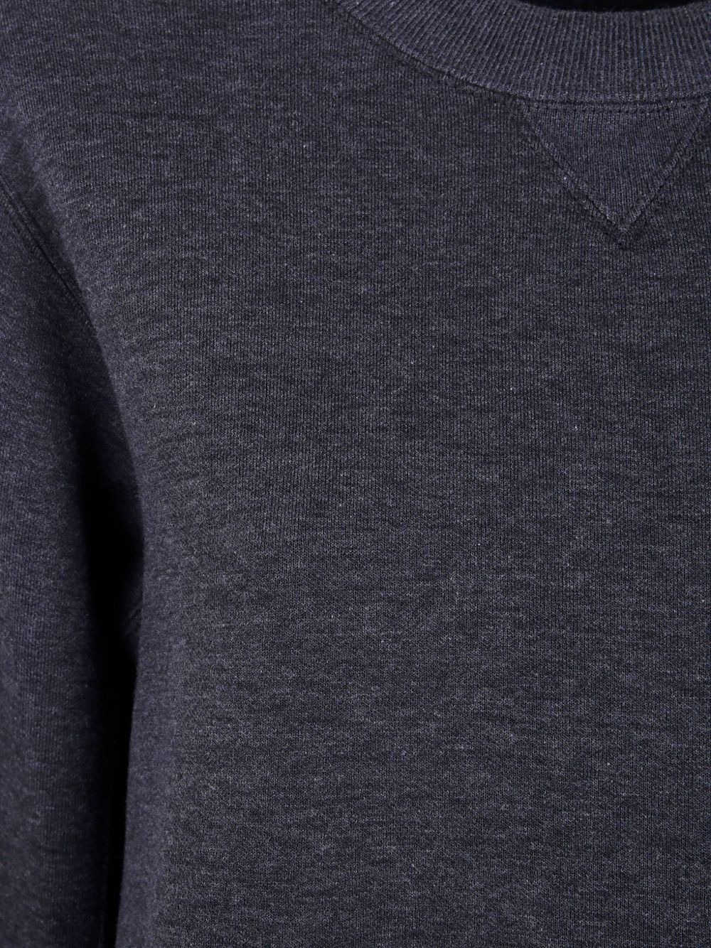 kangoroo-pocket cotton sweatshirt - 3