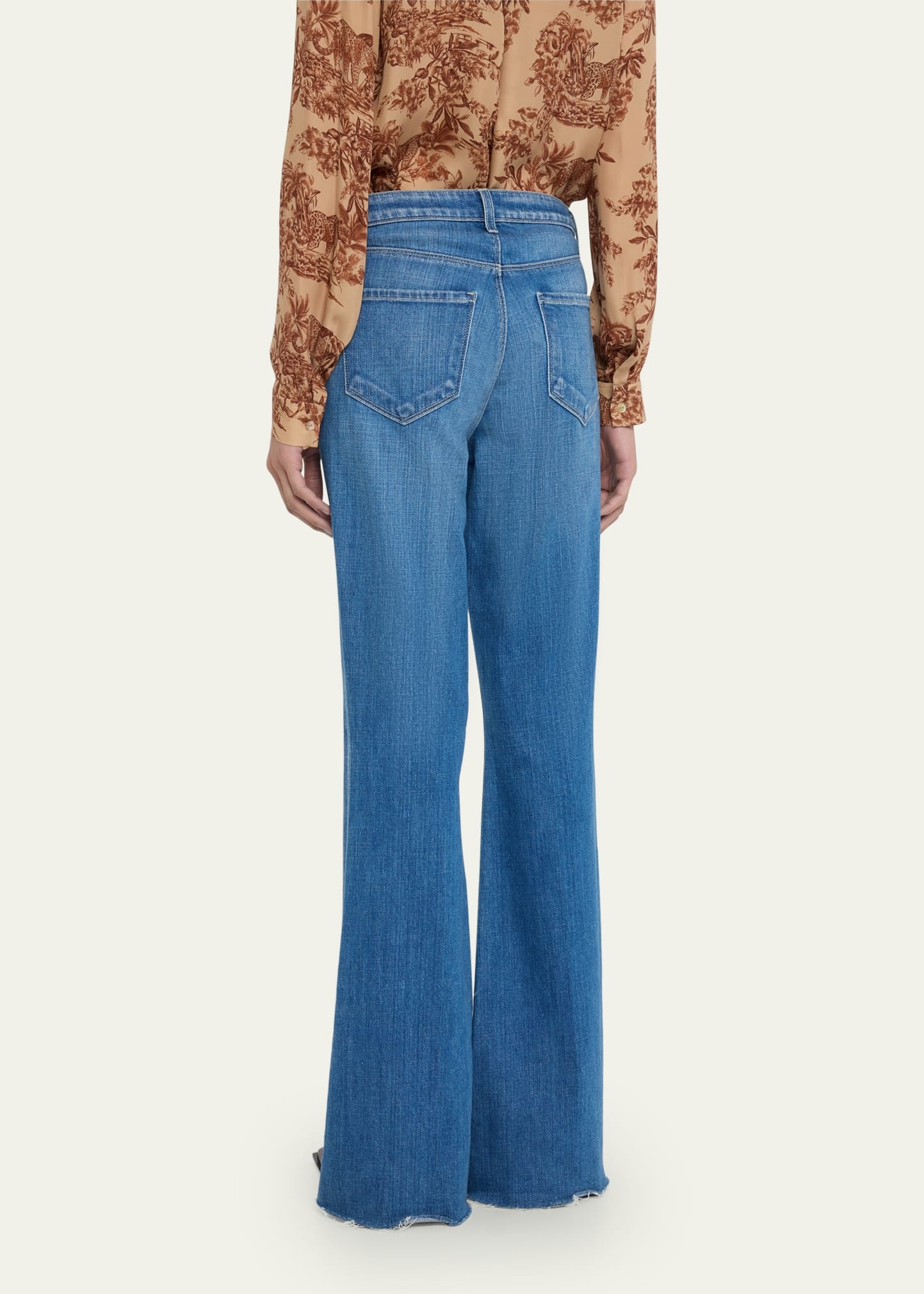Sera High Rise Sneaker Flare Jeans - 3