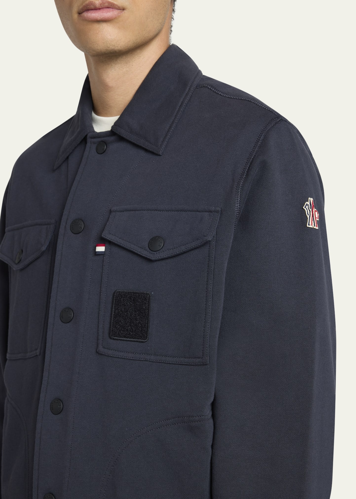 Men's Heavy Jersey Overshirt - 5