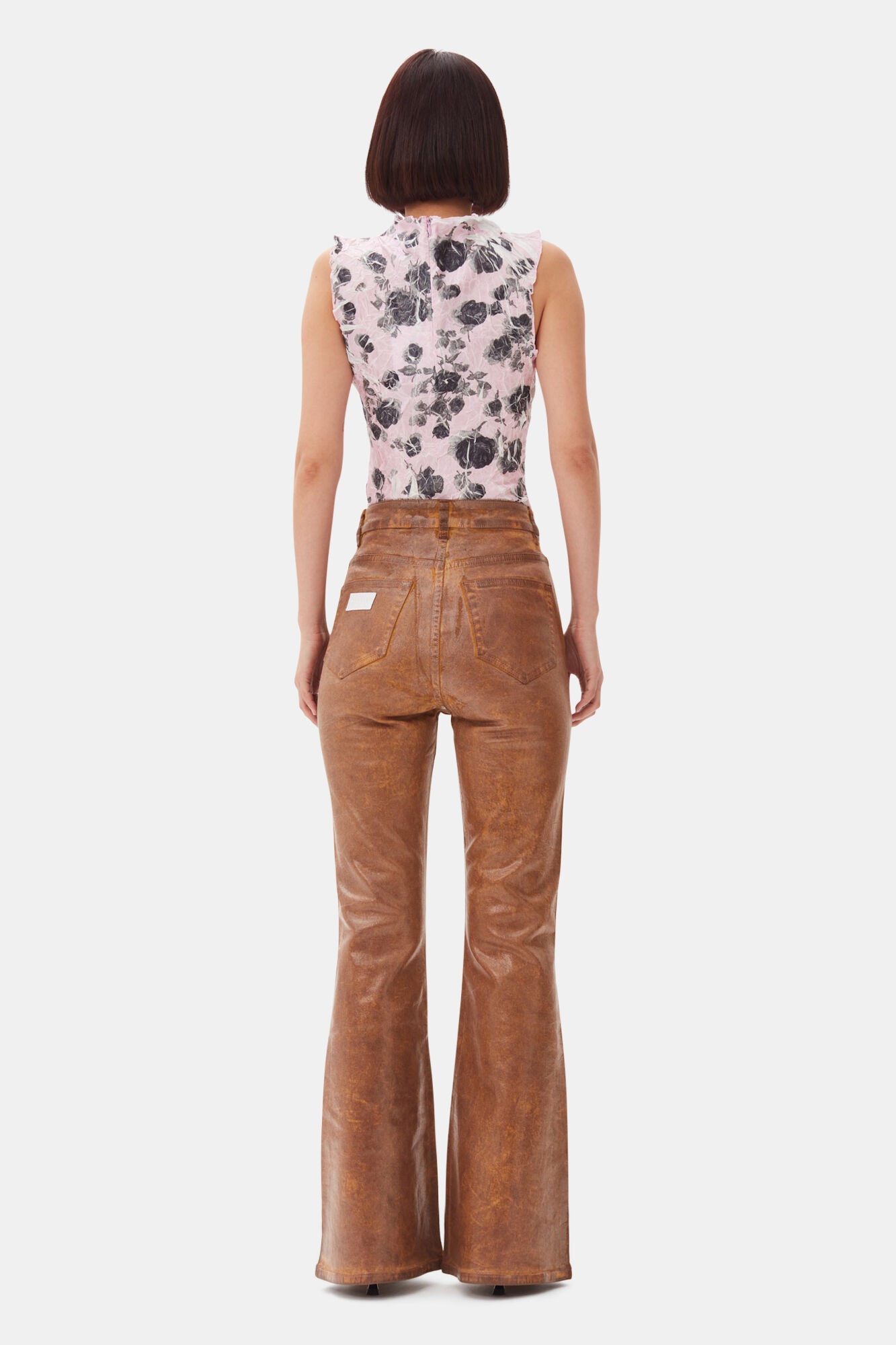 PINK FLORAL PRINTED TOP - 5