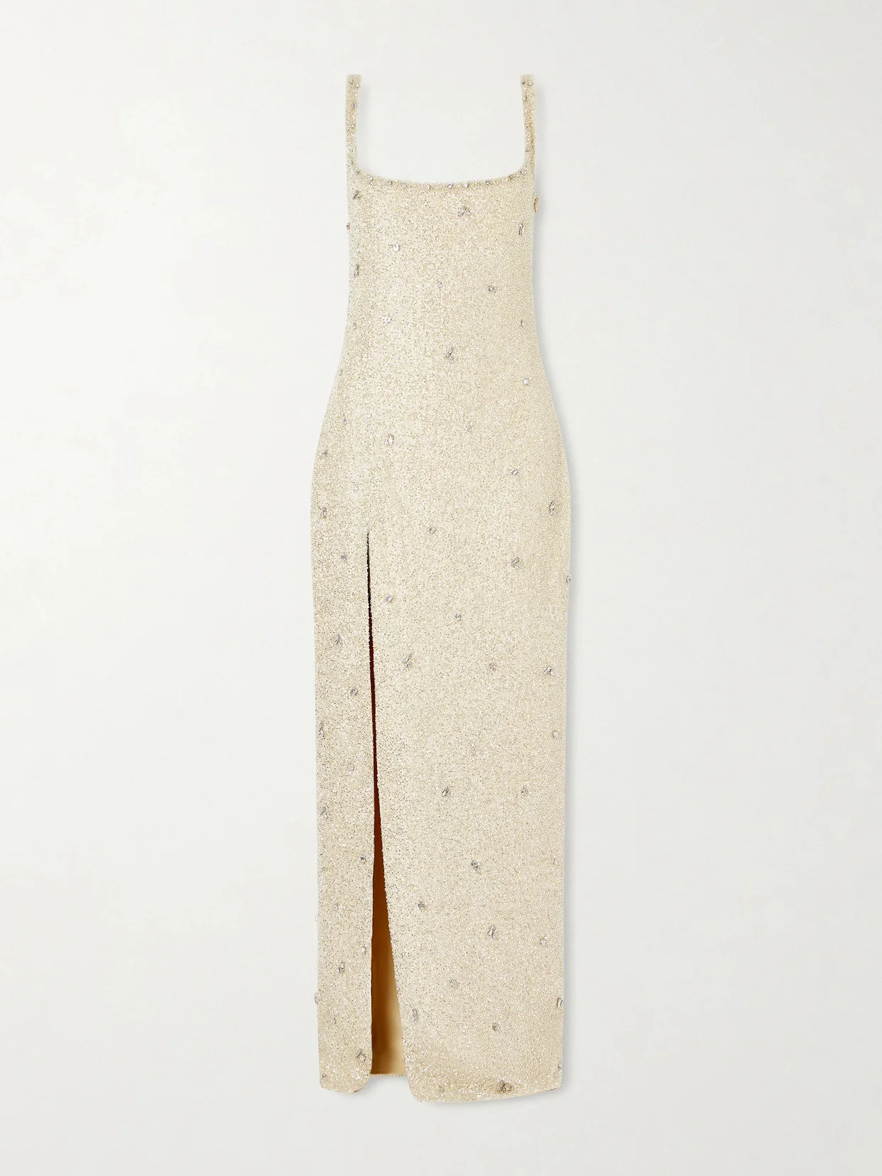 Pamela Embellished Stretch-mesh Gown - 1