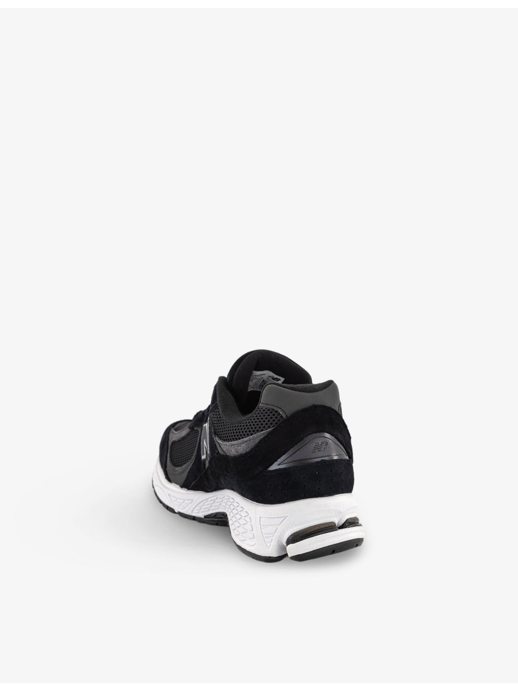 2002 logo-patch suede and mesh low-top trainers - 4