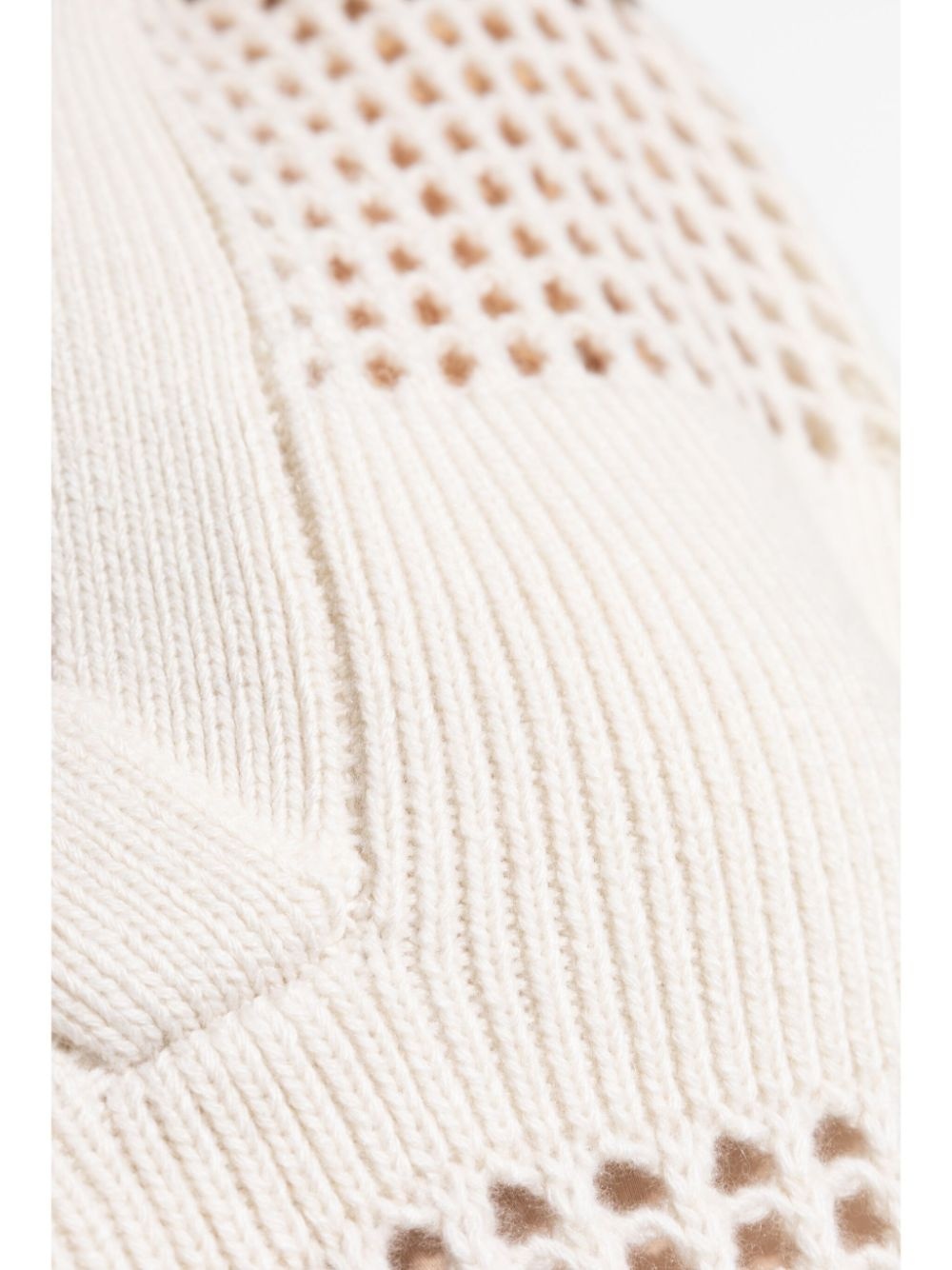 Lei open-knit cashmere top - 5