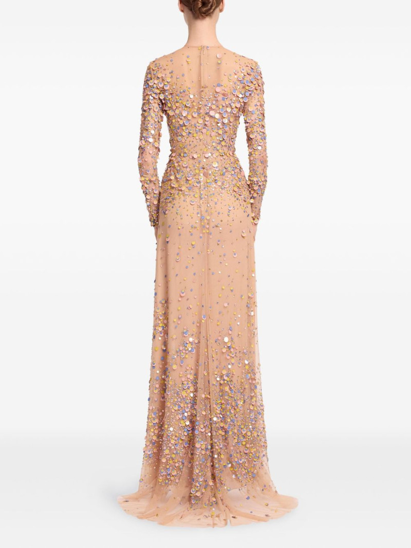 sequin-embellished maxi dress 3