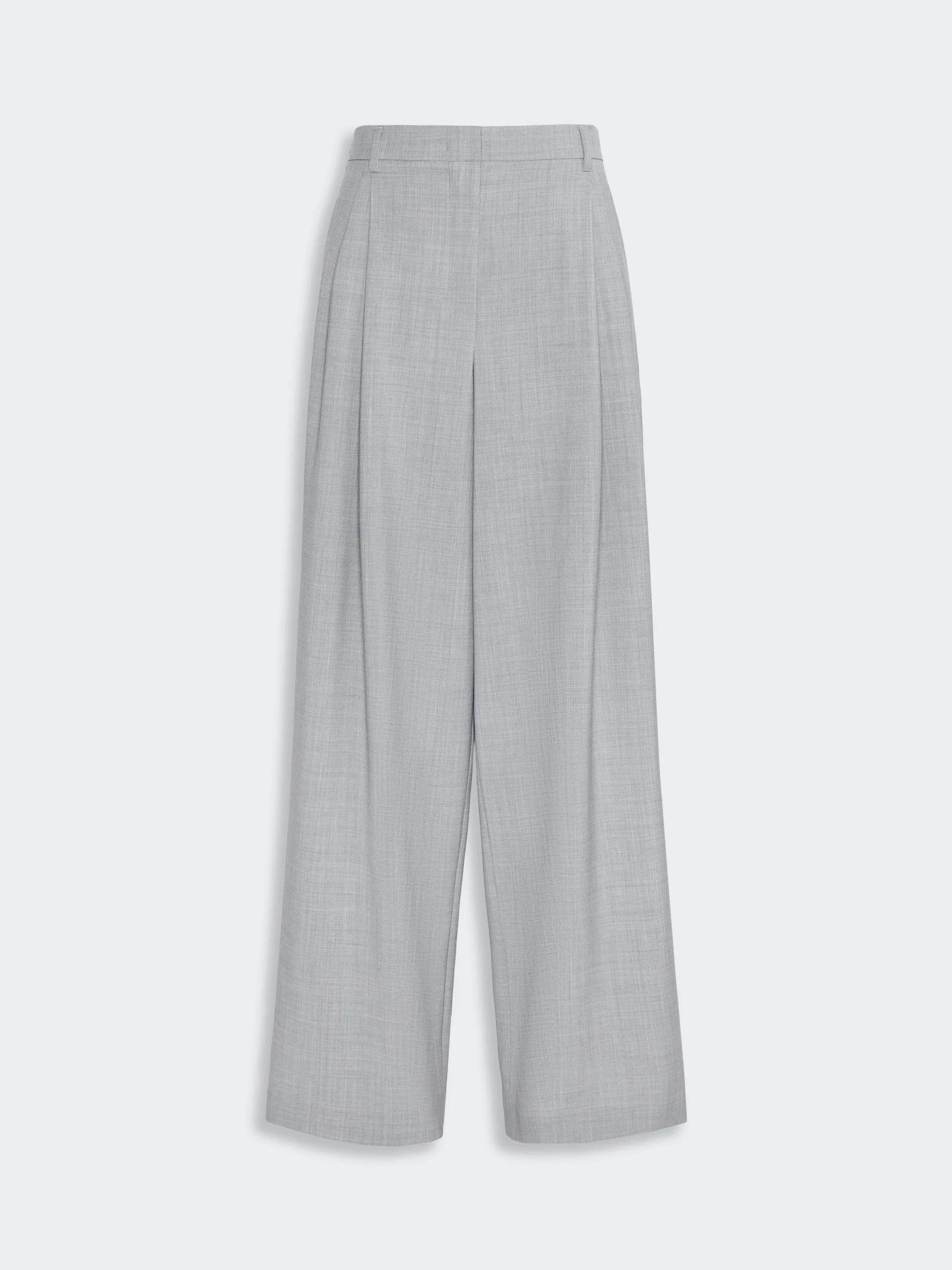 TARTUFO Woollen cloth trousers - LIGHT GREY - 1