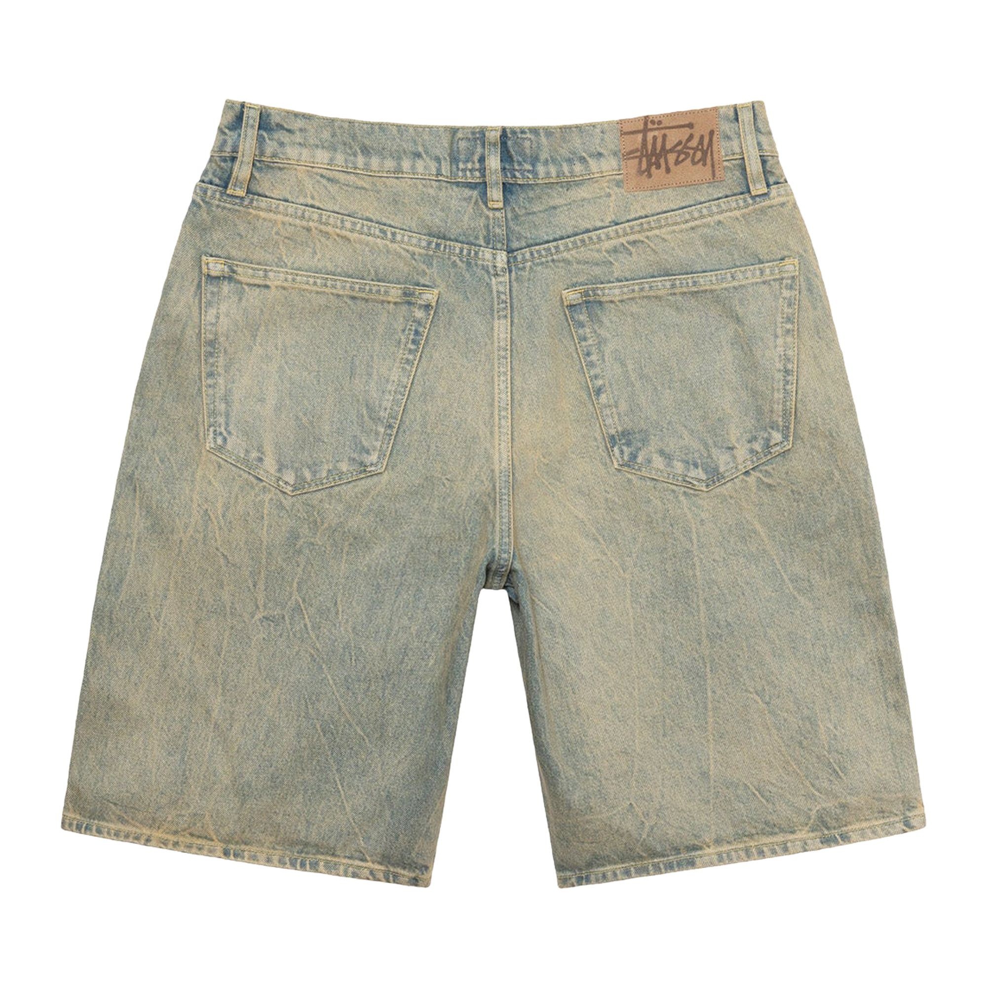 Stussy Sandwash Denim Big Ol' Shorts 'Sand Wash' - 2