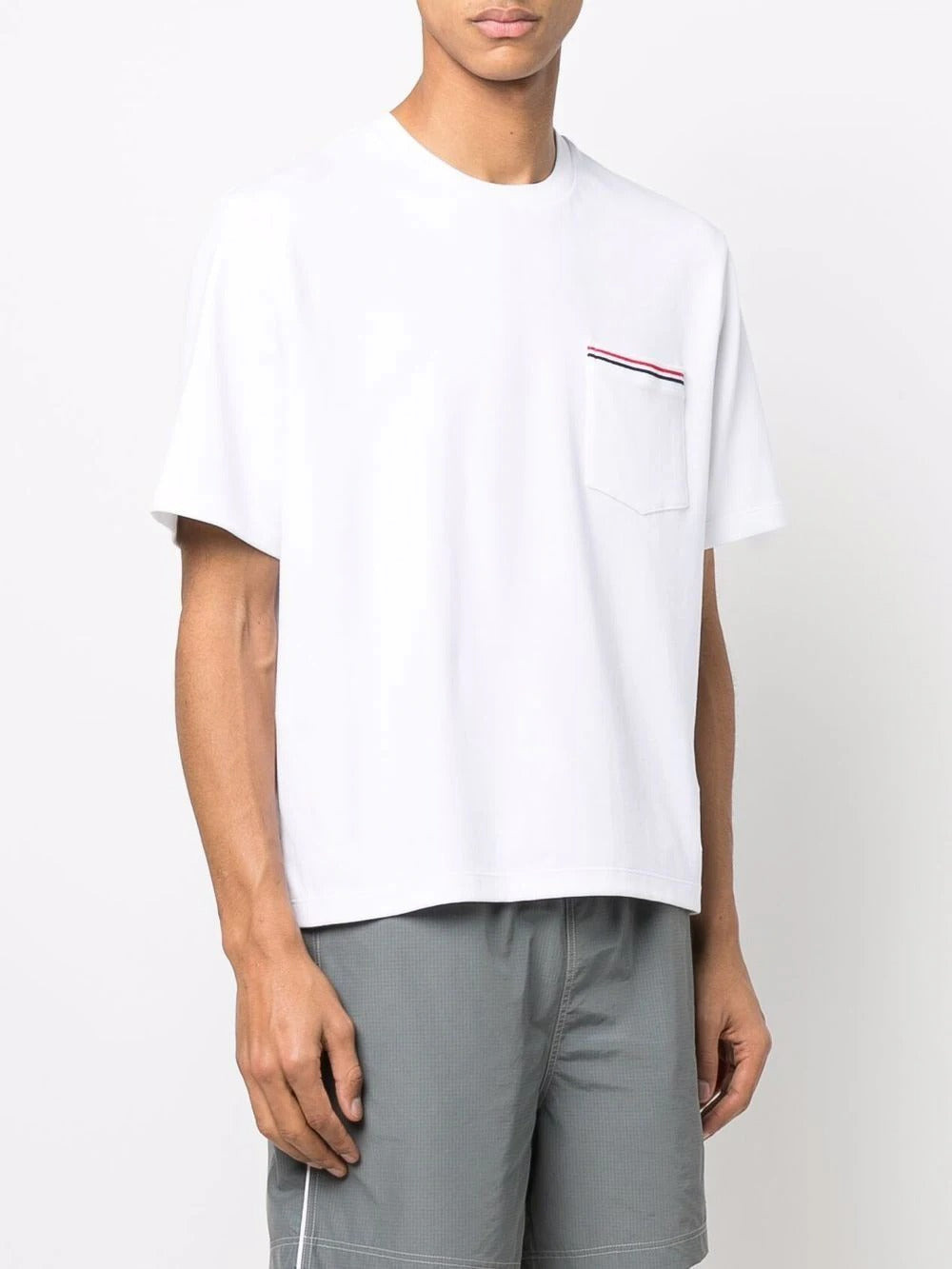 Oversized Short Sleeve Pocket Tee - 3