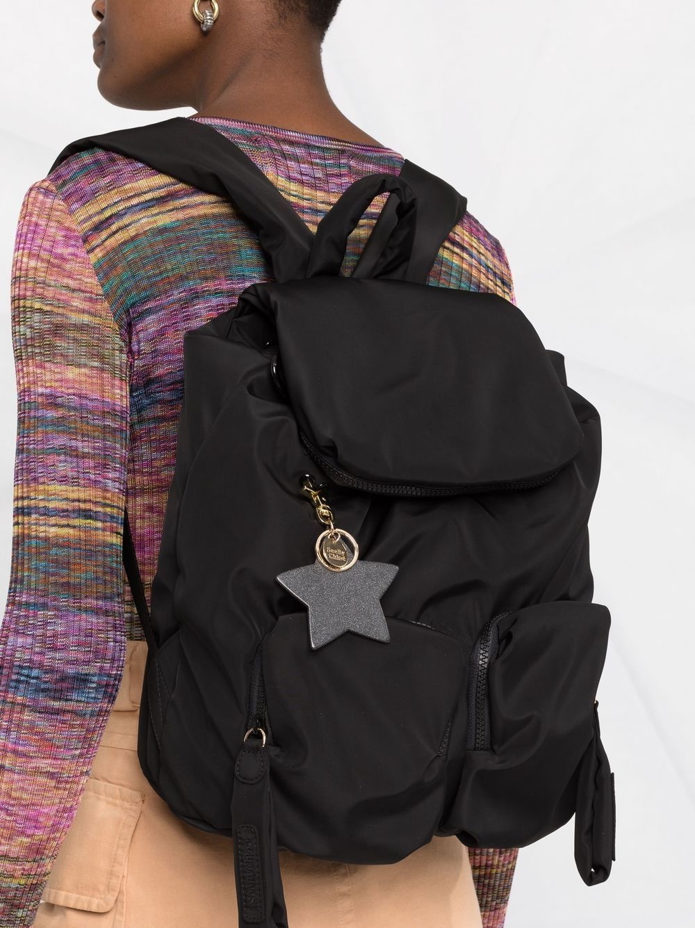 zip-top backpack - 3