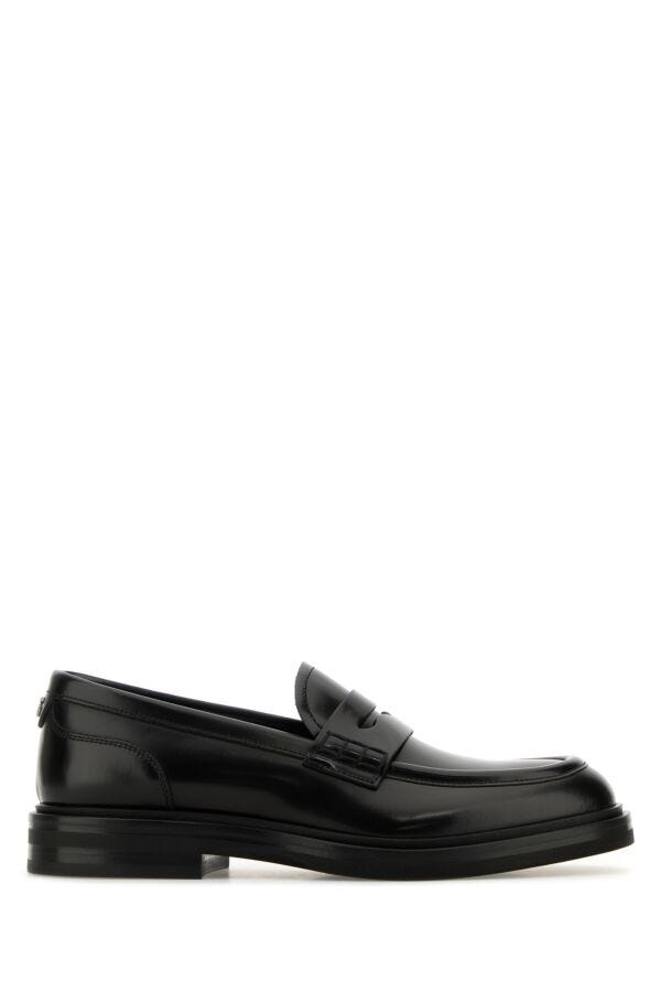 Dolce & Gabbana Woman Black Leather Loafers - 1