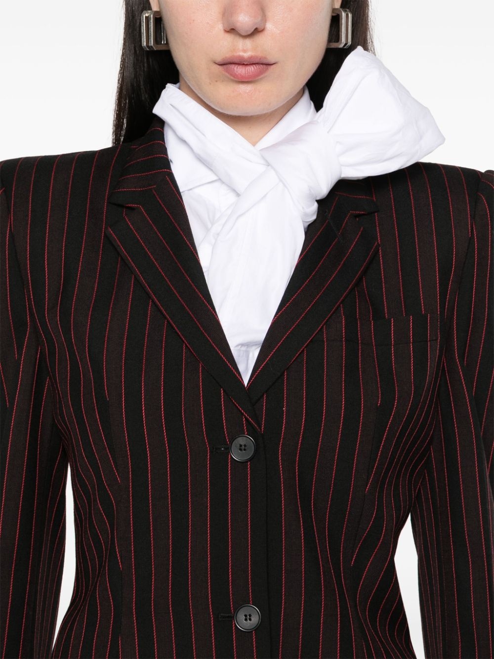 pinstriped blazer - 5