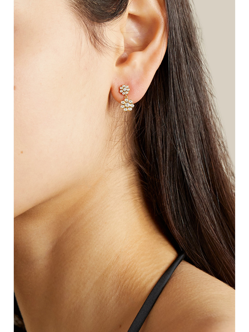 SOPHIE BILLE BRAHE Bellis Deux 18-karat Gold Diamond Single Earring outlook