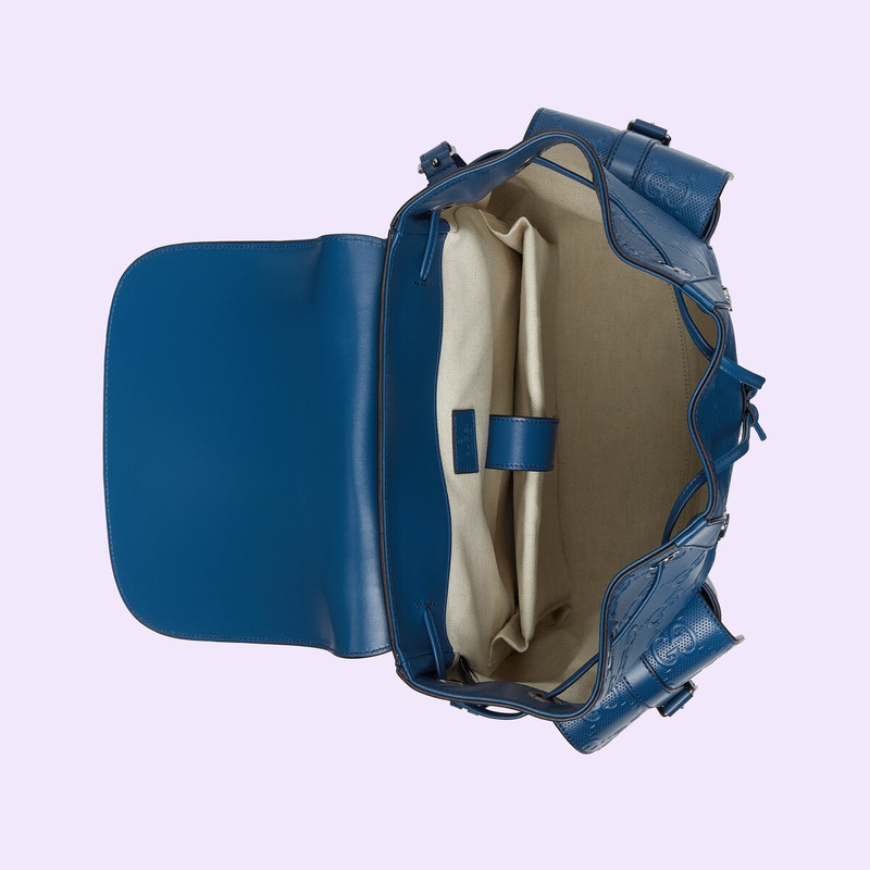 GG embossed backpack 7