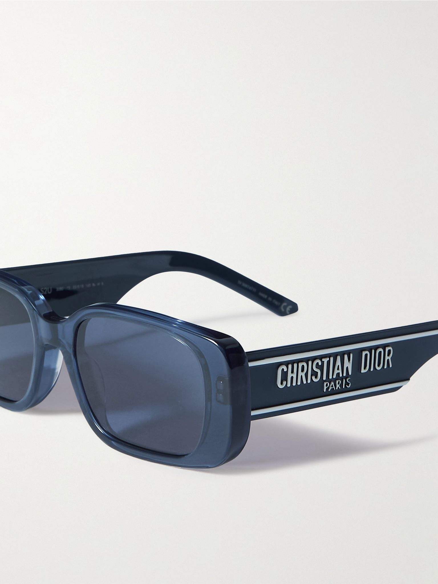 Wildior S2U rectangular-frame acetate sunglasses Blue - 4