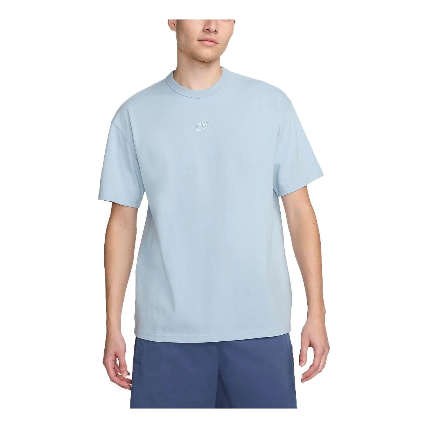 Nike Sportswear Premium Essentials T-Shirt (Asia Sizing) 'Blue' DO7393-441 - 1
