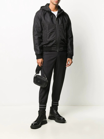 Neil Barrett Travel rib-cuff slim-fit trousers outlook