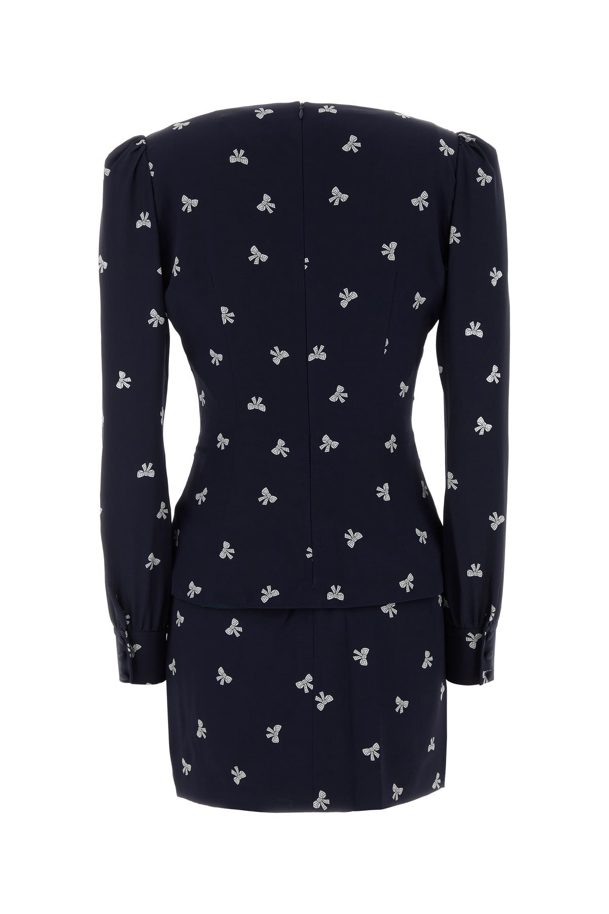 Printed silk mini dress - 2