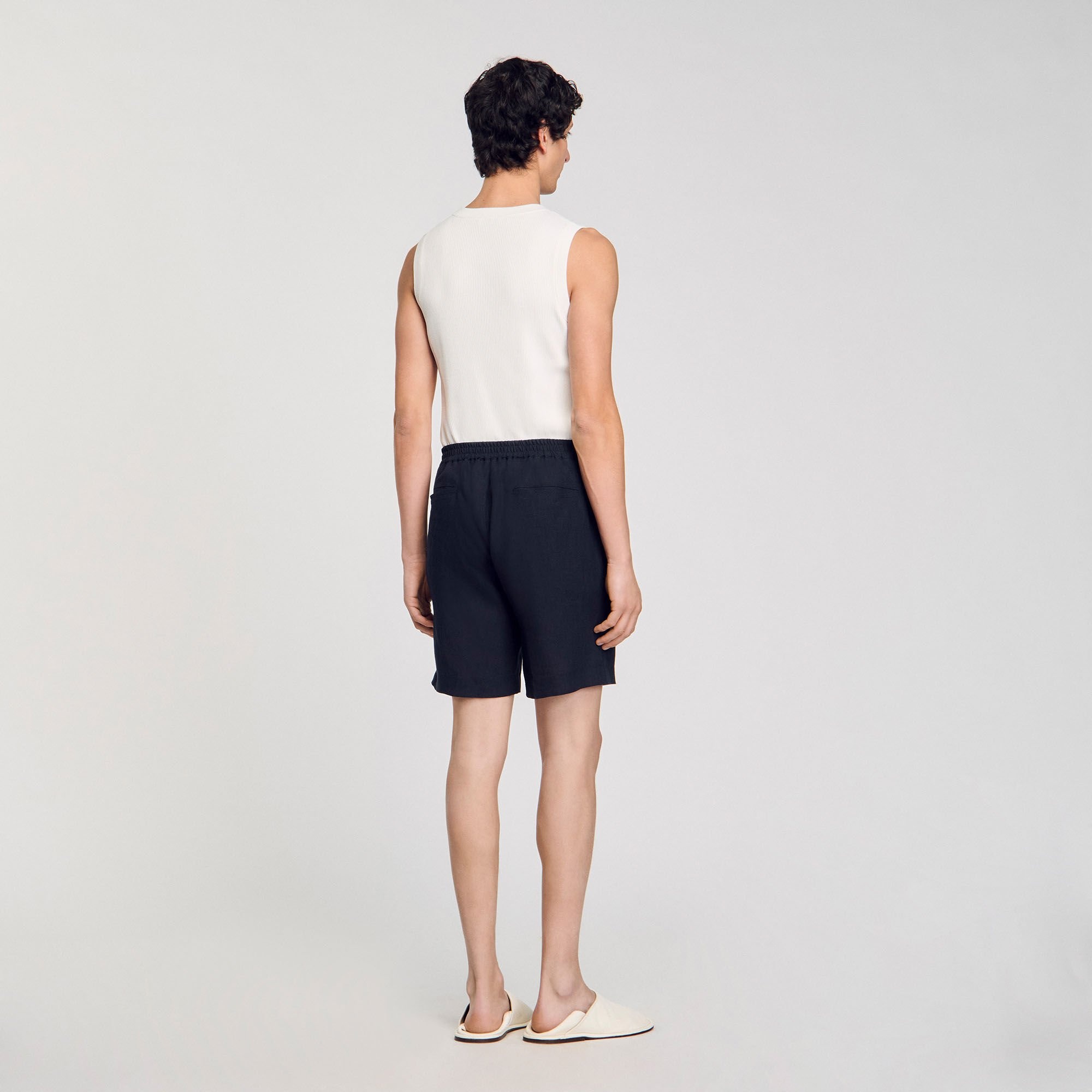 LINEN SHORTS - 5