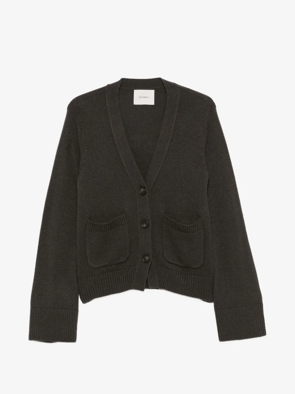 Danni V-neck patch-pocket cardigan - 1
