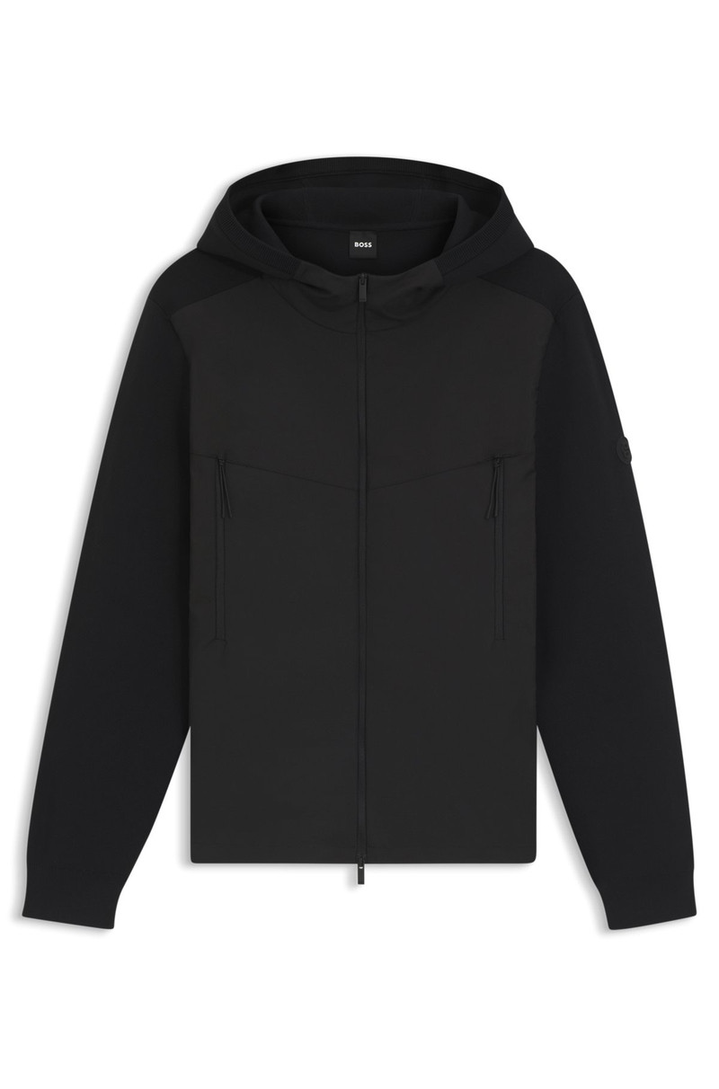 REGULAR-FIT HOODED JACKET WITH WEATHER PROTECTION 1