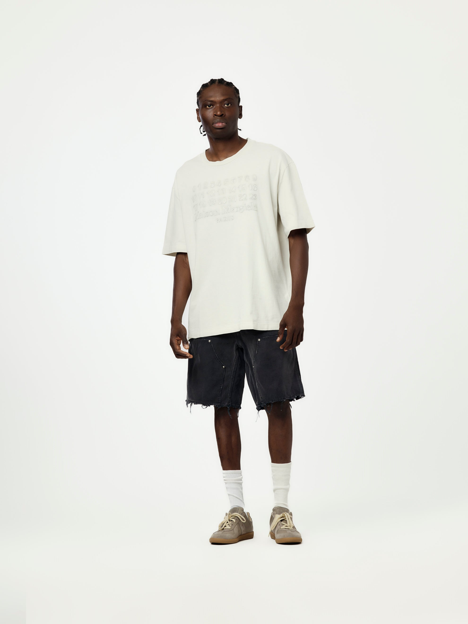 COTTON JERSEY T-SHIRT (ECRU) - 4