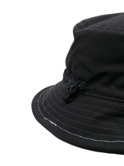and Wander contrast-stitch bucket hat outlook