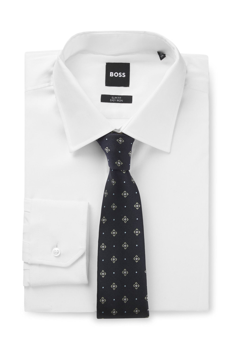 DIAGONAL-STRIPE TIE IN A SILK BLEND 3