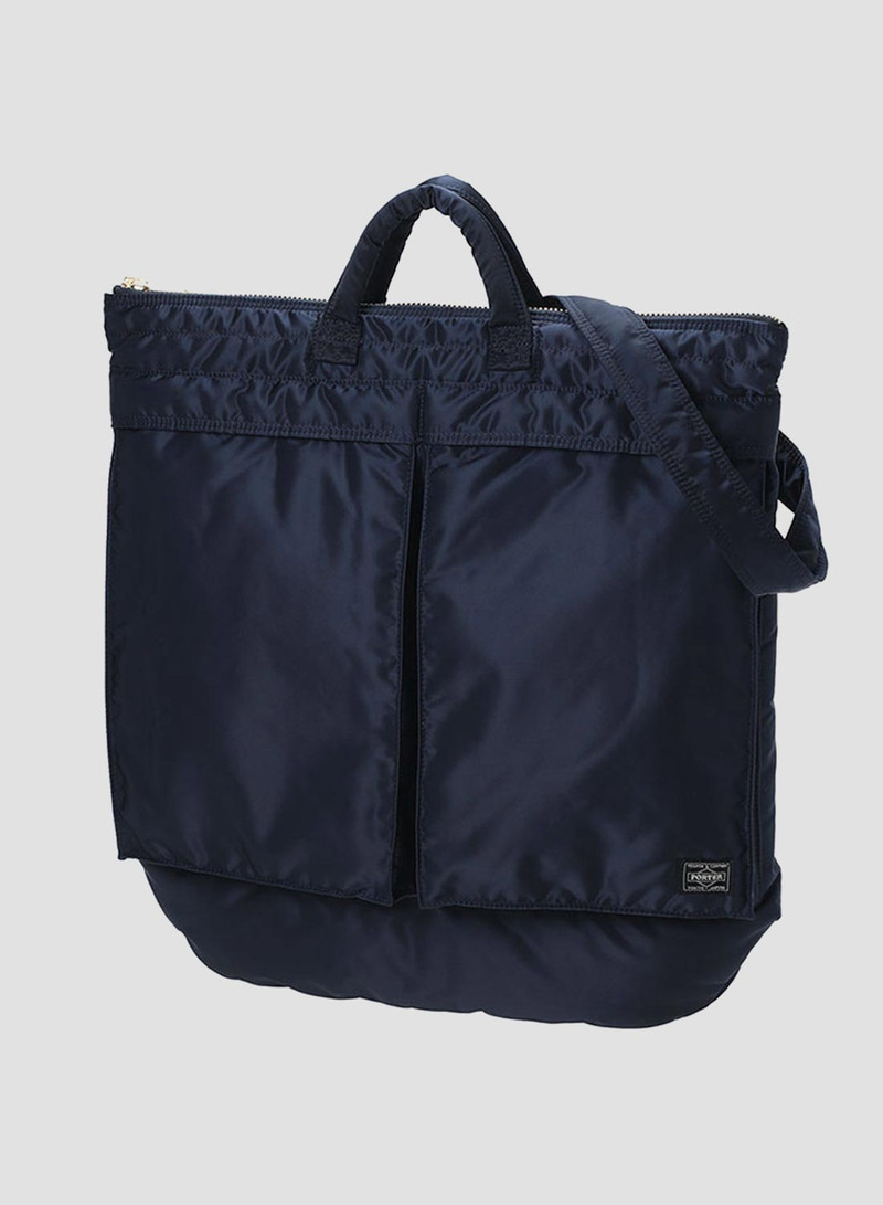 Porter-Yoshida & Co Tanker 2-Way Helmet Bag in Iron Blue 1